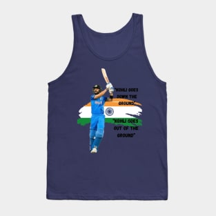 Virat kohli Goes down the ground Tank Top